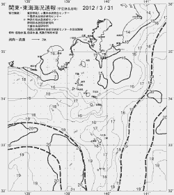 一都三県漁海況速報、関東・東海海況速報(2012/03/31)