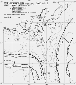 一都三県漁海況速報、関東・東海海況速報(2012/04/03)