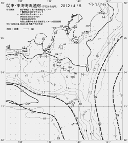 一都三県漁海況速報、関東・東海海況速報(2012/04/05)