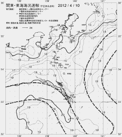 一都三県漁海況速報、関東・東海海況速報(2012/04/10)
