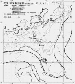 一都三県漁海況速報、関東・東海海況速報(2012/04/11)