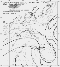 一都三県漁海況速報、関東・東海海況速報(2012/04/18)