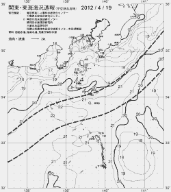 一都三県漁海況速報、関東・東海海況速報(2012/04/19)