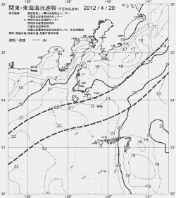 一都三県漁海況速報、関東・東海海況速報(2012/04/20)