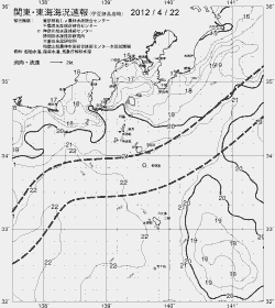一都三県漁海況速報、関東・東海海況速報(2012/04/22)