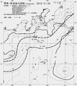 一都三県漁海況速報、関東・東海海況速報(2012/04/25)