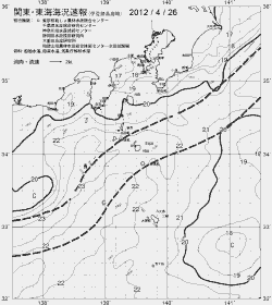 一都三県漁海況速報、関東・東海海況速報(2012/04/26)