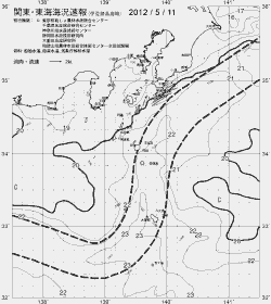 一都三県漁海況速報、関東・東海海況速報(2012/05/11)