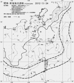 一都三県漁海況速報、関東・東海海況速報(2012/05/24)