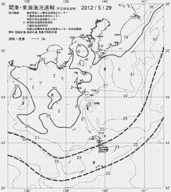一都三県漁海況速報、関東・東海海況速報(2012/05/29)