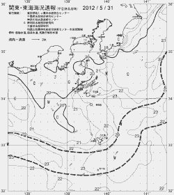 一都三県漁海況速報、関東・東海海況速報(2012/05/31)