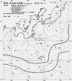 一都三県漁海況速報、関東・東海海況速報(2012/06/01)