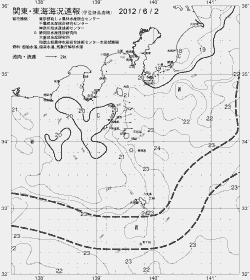 一都三県漁海況速報、関東・東海海況速報(2012/06/02)