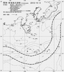 一都三県漁海況速報、関東・東海海況速報(2012/06/04)