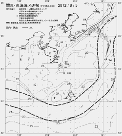 一都三県漁海況速報、関東・東海海況速報(2012/06/05)