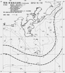 一都三県漁海況速報、関東・東海海況速報(2012/06/10)