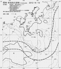 一都三県漁海況速報、関東・東海海況速報(2012/06/13)