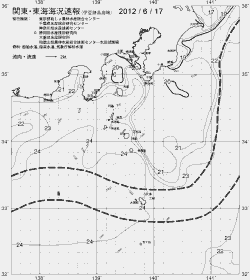 一都三県漁海況速報、関東・東海海況速報(2012/06/17)
