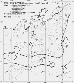一都三県漁海況速報、関東・東海海況速報(2012/06/19)