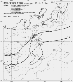 一都三県漁海況速報、関東・東海海況速報(2012/06/24)