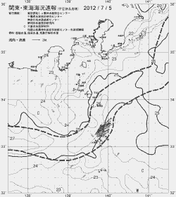 一都三県漁海況速報、関東・東海海況速報(2012/07/05)
