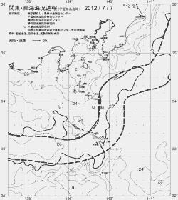 一都三県漁海況速報、関東・東海海況速報(2012/07/07)
