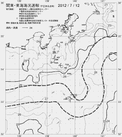 一都三県漁海況速報、関東・東海海況速報(2012/07/12)