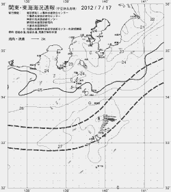 一都三県漁海況速報、関東・東海海況速報(2012/07/17)