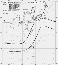 一都三県漁海況速報、関東・東海海況速報(2012/08/02)