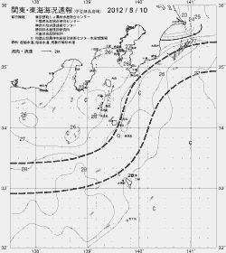 一都三県漁海況速報、関東・東海海況速報(2012/08/10)