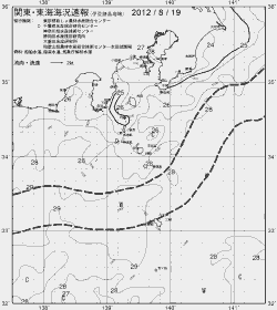 一都三県漁海況速報、関東・東海海況速報(2012/08/19)