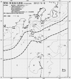 一都三県漁海況速報、関東・東海海況速報(2012/09/06)