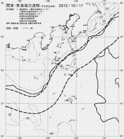 一都三県漁海況速報、関東・東海海況速報(2012/10/17)