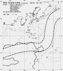 一都三県漁海況速報、関東・東海海況速報(2012/10/27)