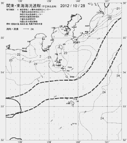 一都三県漁海況速報、関東・東海海況速報(2012/10/28)