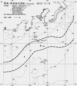 一都三県漁海況速報、関東・東海海況速報(2012/11/06)