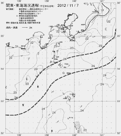 一都三県漁海況速報、関東・東海海況速報(2012/11/07)