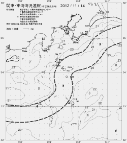 一都三県漁海況速報、関東・東海海況速報(2012/11/14)