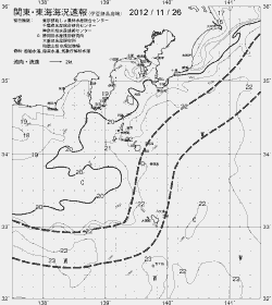 一都三県漁海況速報、関東・東海海況速報(2012/11/26)