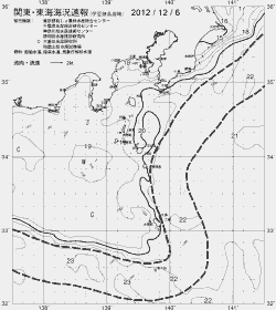 一都三県漁海況速報、関東・東海海況速報(2012/12/06)