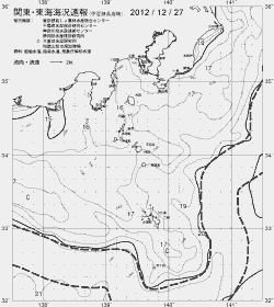一都三県漁海況速報、関東・東海海況速報(2012/12/27)