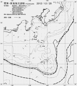 一都三県漁海況速報、関東・東海海況速報(2012/12/28)