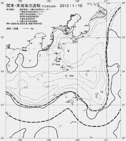 一都三県漁海況速報、関東・東海海況速報(2013/01/10)