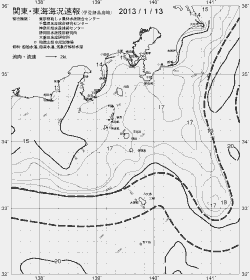 一都三県漁海況速報、関東・東海海況速報(2013/01/13)