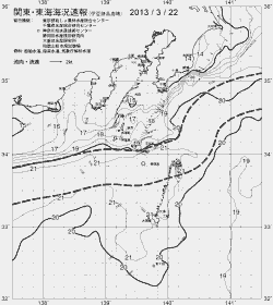 一都三県漁海況速報、関東・東海海況速報(2013/03/22)