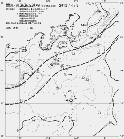 一都三県漁海況速報、関東・東海海況速報(2013/04/03)
