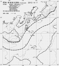 一都三県漁海況速報、関東・東海海況速報(2013/04/07)