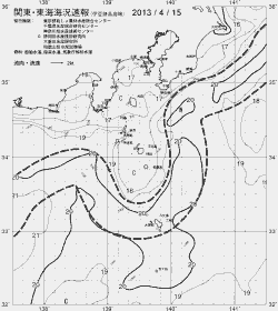 一都三県漁海況速報、関東・東海海況速報(2013/04/15)