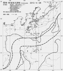 一都三県漁海況速報、関東・東海海況速報(2013/04/28)
