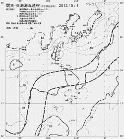 一都三県漁海況速報、関東・東海海況速報(2013/05/01)